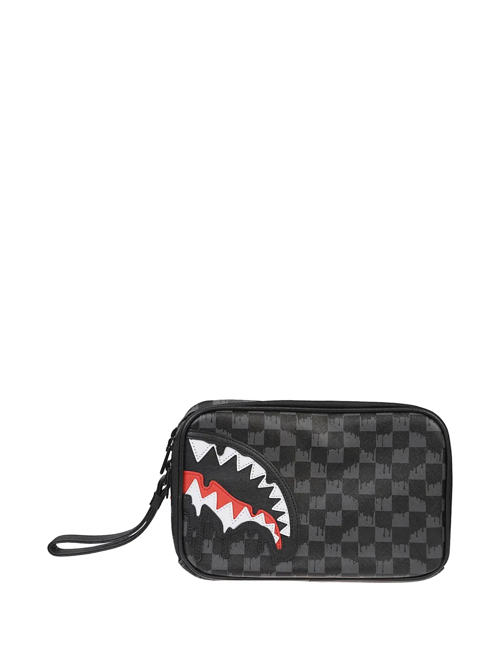 Sprayground Sharks in Paris wash bag | Black | Image 1