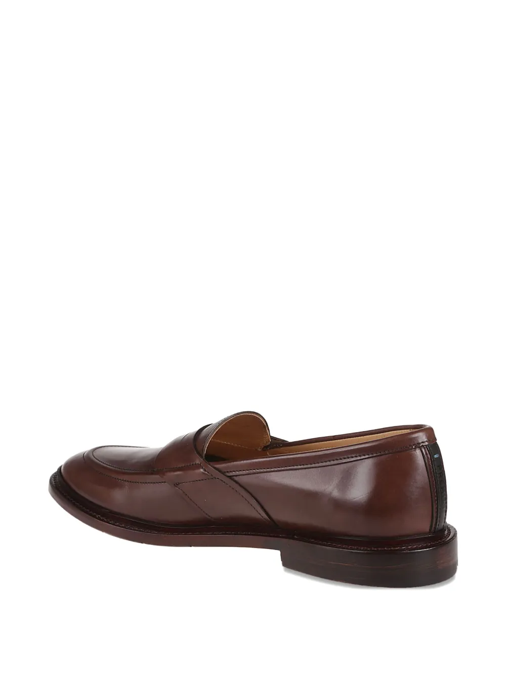 Premiata penny-slot leather loafers Brown