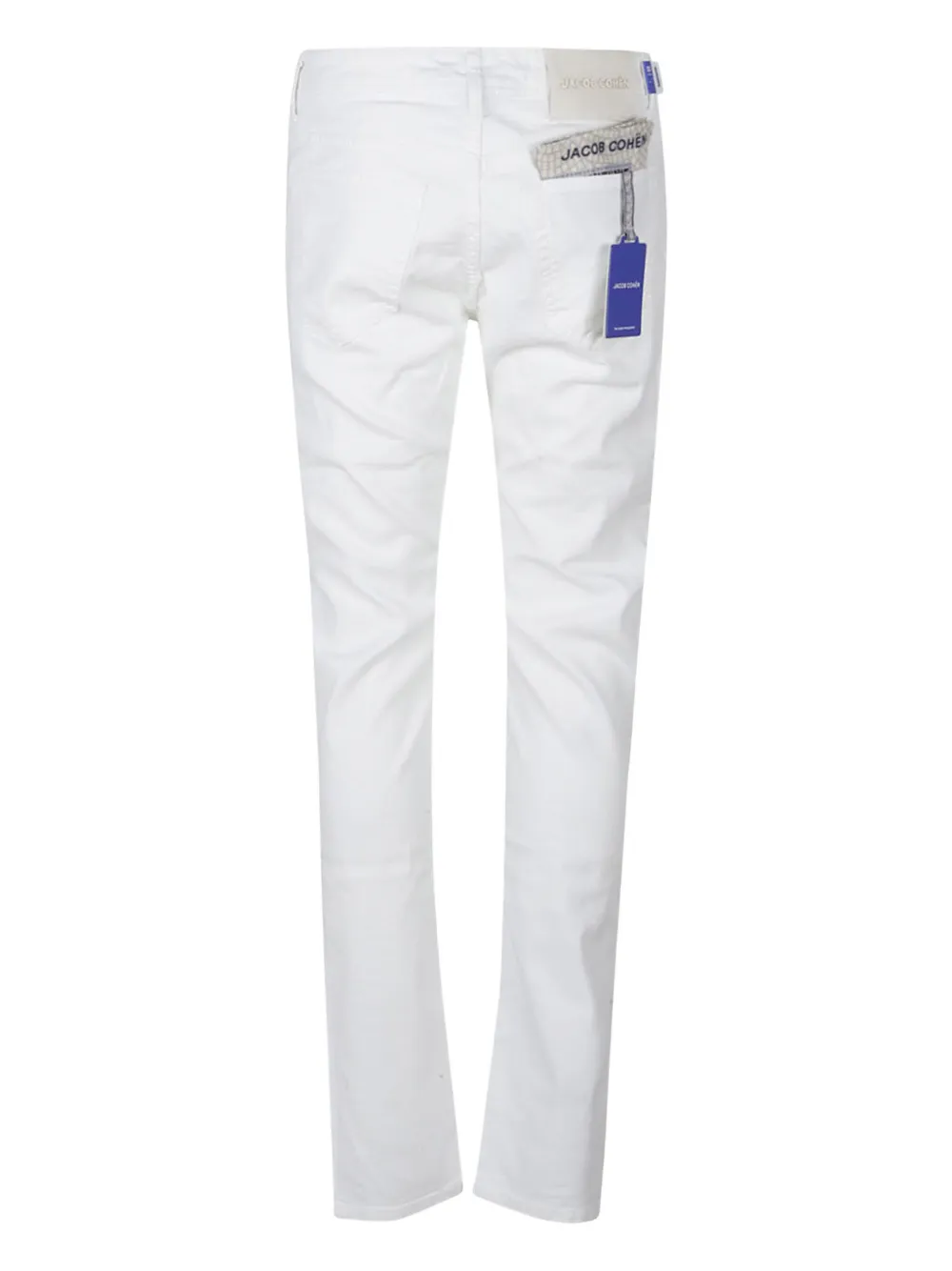 Jacob Cohen Linen Trousers In White