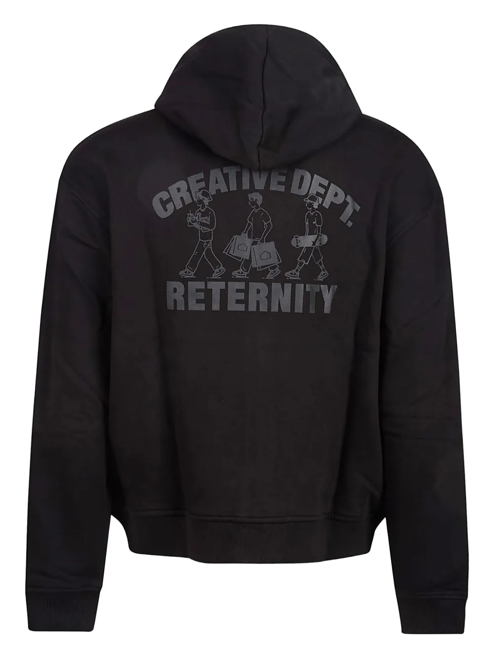 Reternity Logo-print Hoodie In Black