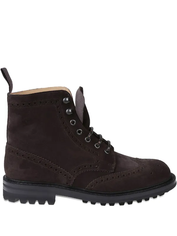 Church's Mc Farlane lace-up Biker Boots Brown FARFETCH IN