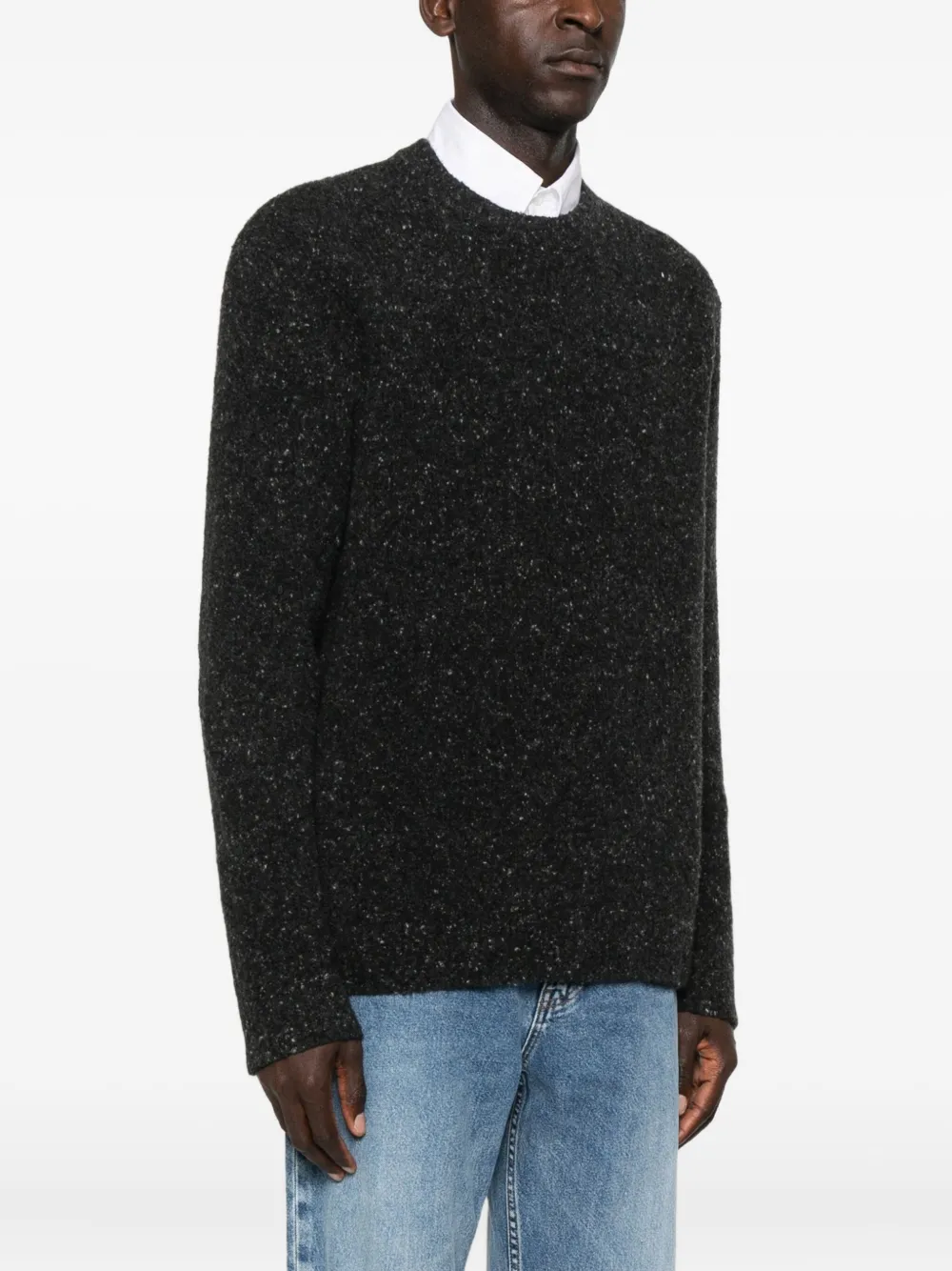 The Row Crew-neck Sweater In Blue