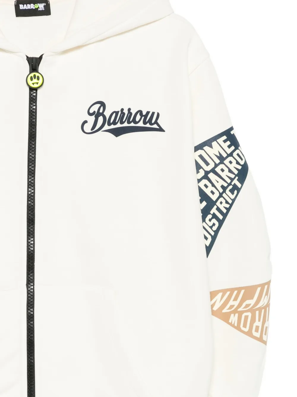 Barrow kids Hoodie met rits Beige