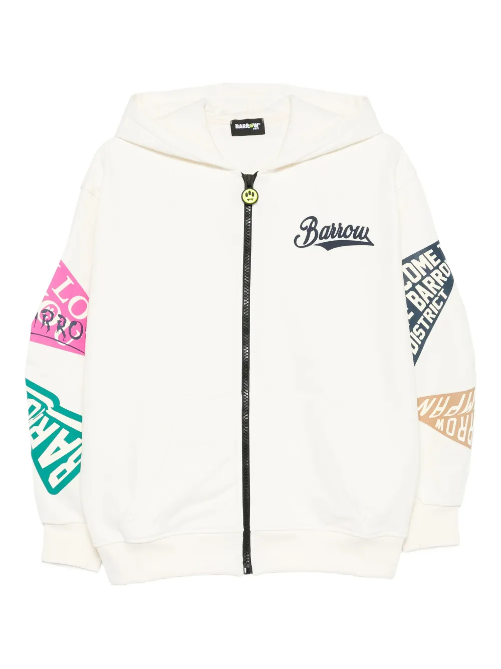 Barrow kids hoodie à fermeture zippée | tons neutres | Image 1