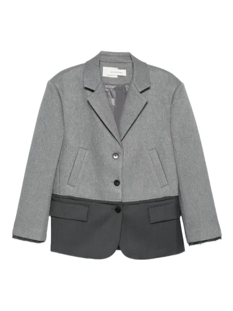 Feng Chen Wang blazer con botones y diseño de dos tonos