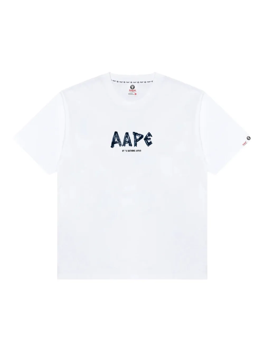 AAPE BY *A BATHING APE® playera AAPE con logo estampado | blanco | Image 1