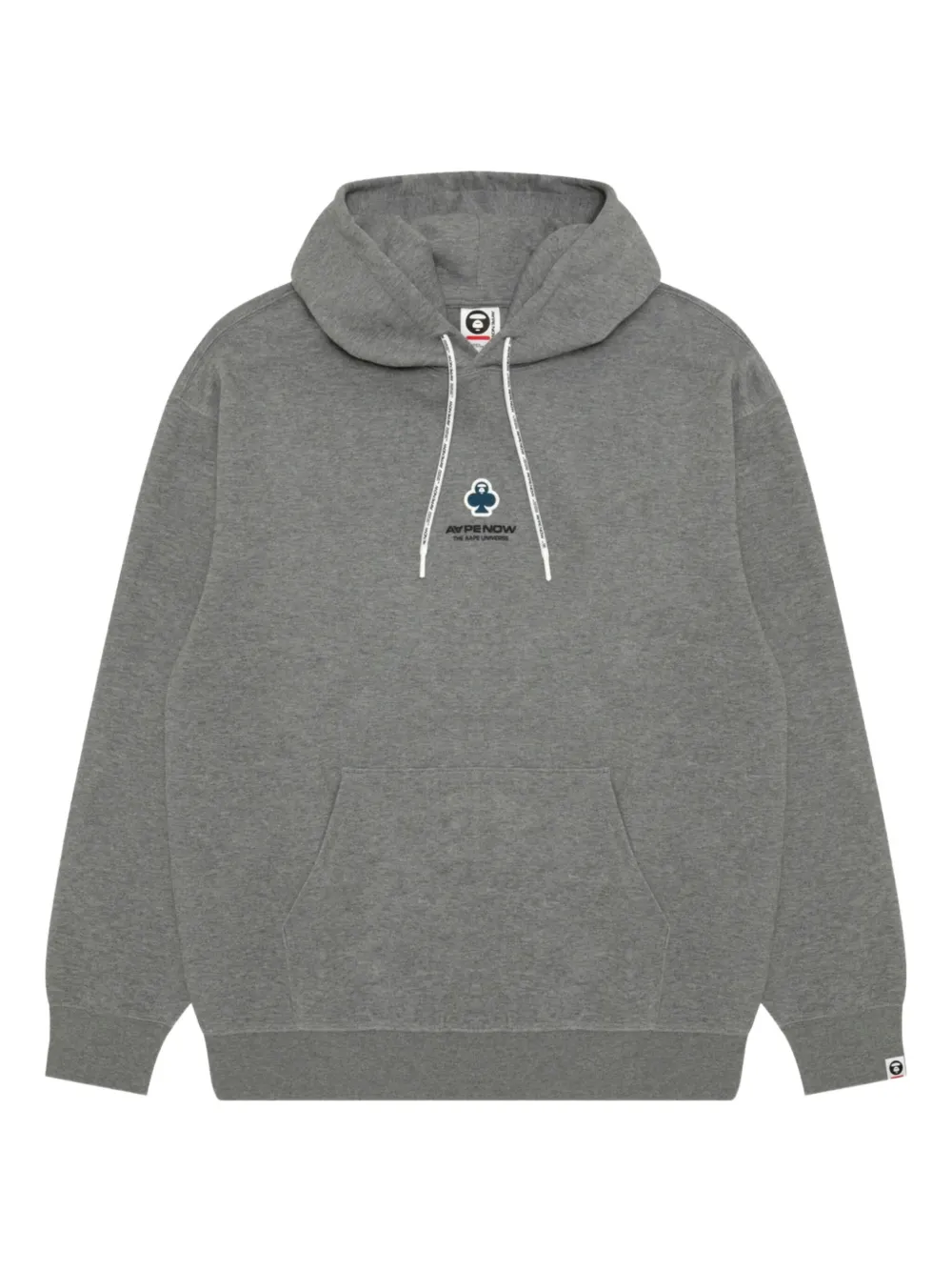 AAPE BY *A BATHING APE® AAPE AAPENOW Clover Moonface hoodie | Grey | Image 1