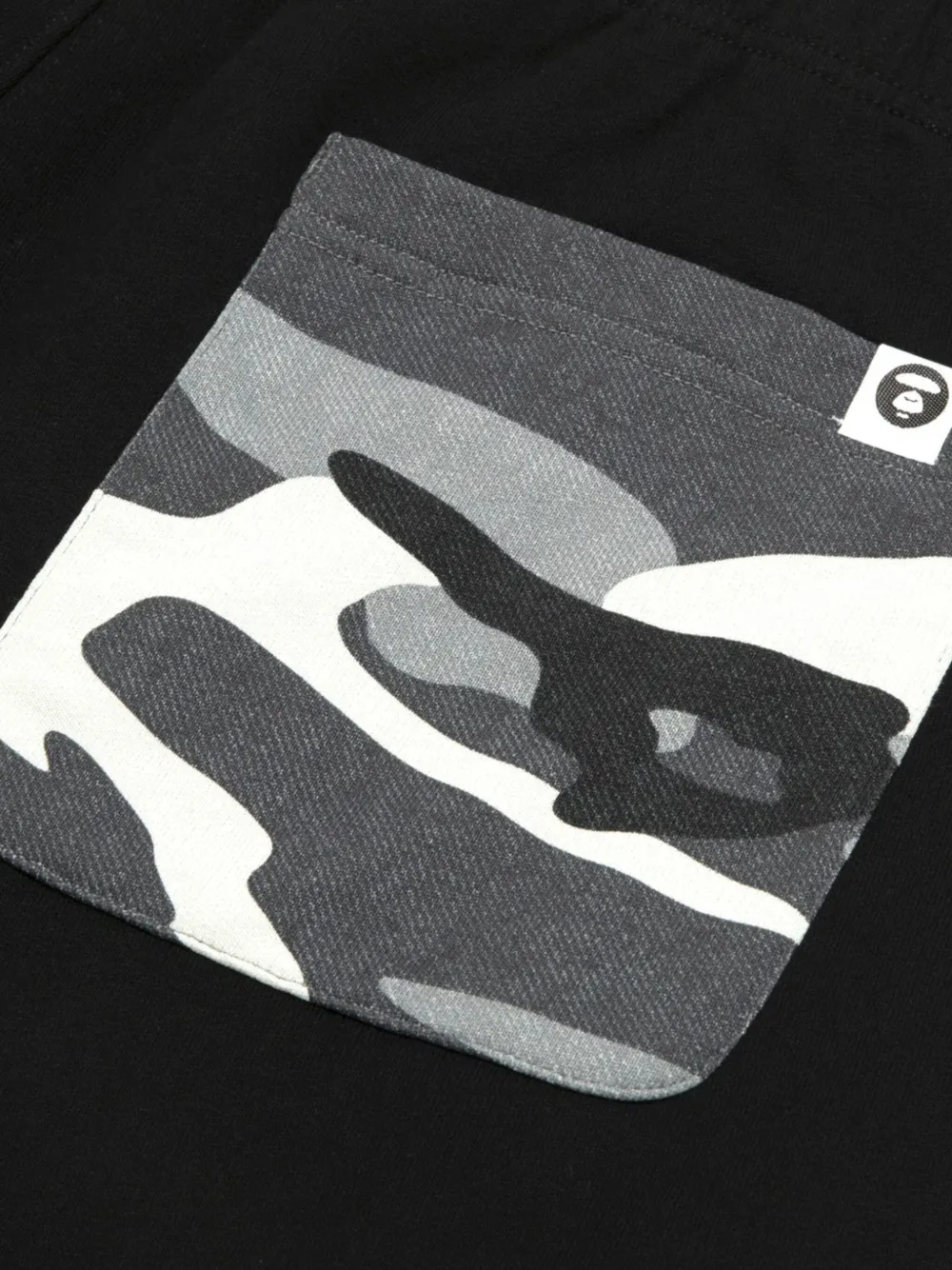 Aape By A Bathing Ape Logo-patch Track Pants In Black