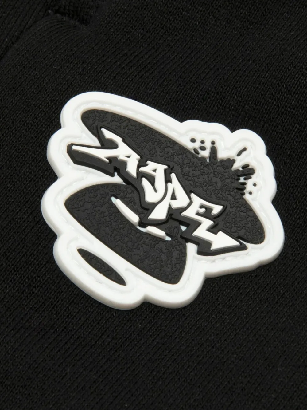 Aape By A Bathing Ape Logo-patch Track Pants In Black