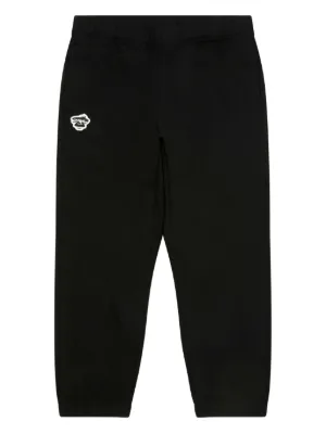 AAPE BY *A BATHING APE® ムーンフェイス トラックパンツ | ブラック