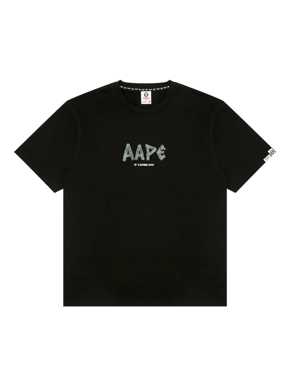 AAPE BY *A BATHING APE® playera con logo estampado AAPE | negro | Image 1