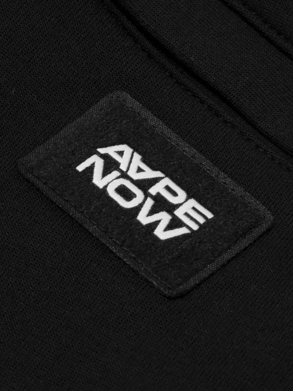 Aape By A Bathing Ape Aapenow Moonface Cargo Track Pants In Black