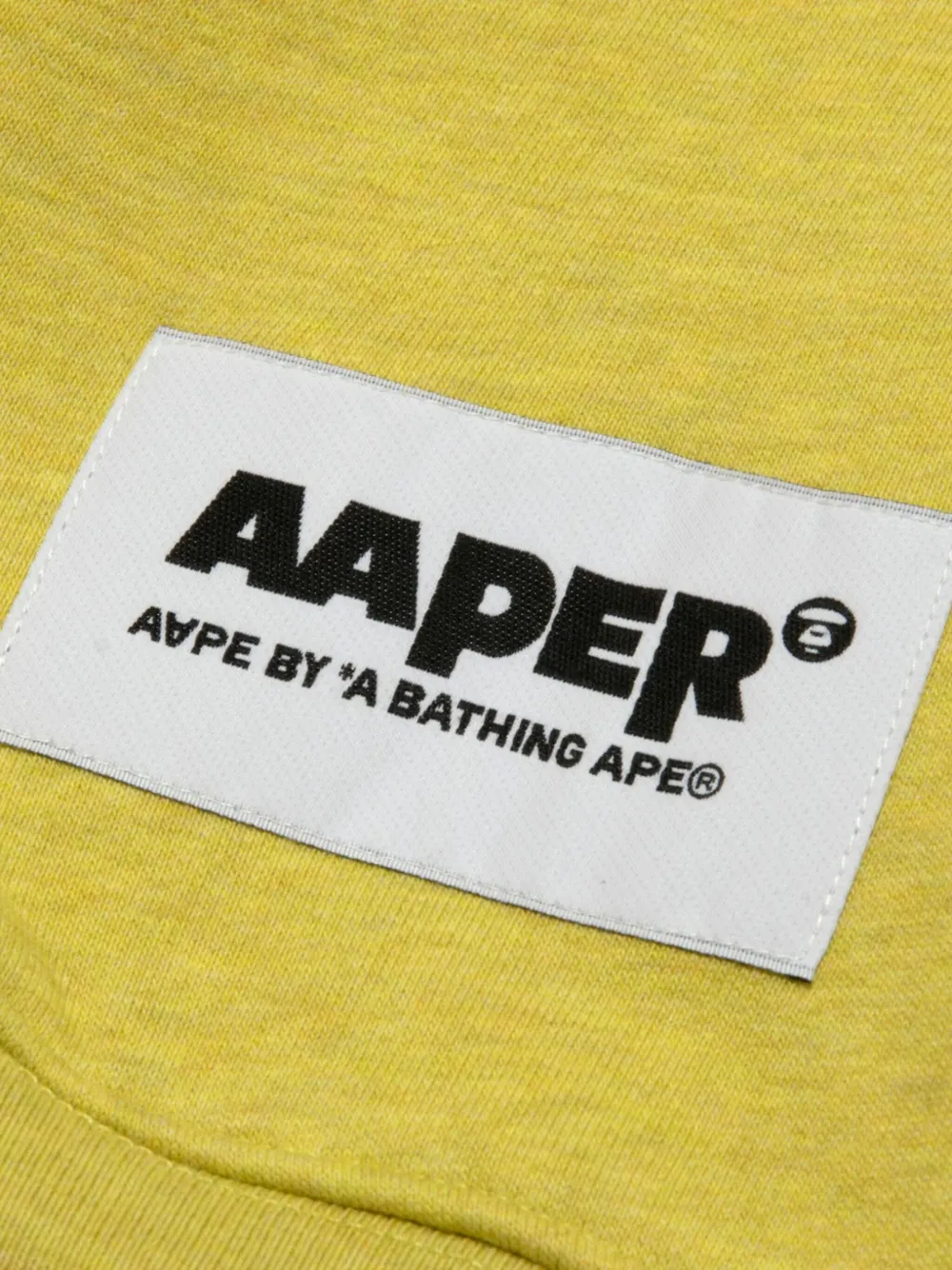 Aape By A Bathing Ape Aape Aaper Hoodie In Yellow
