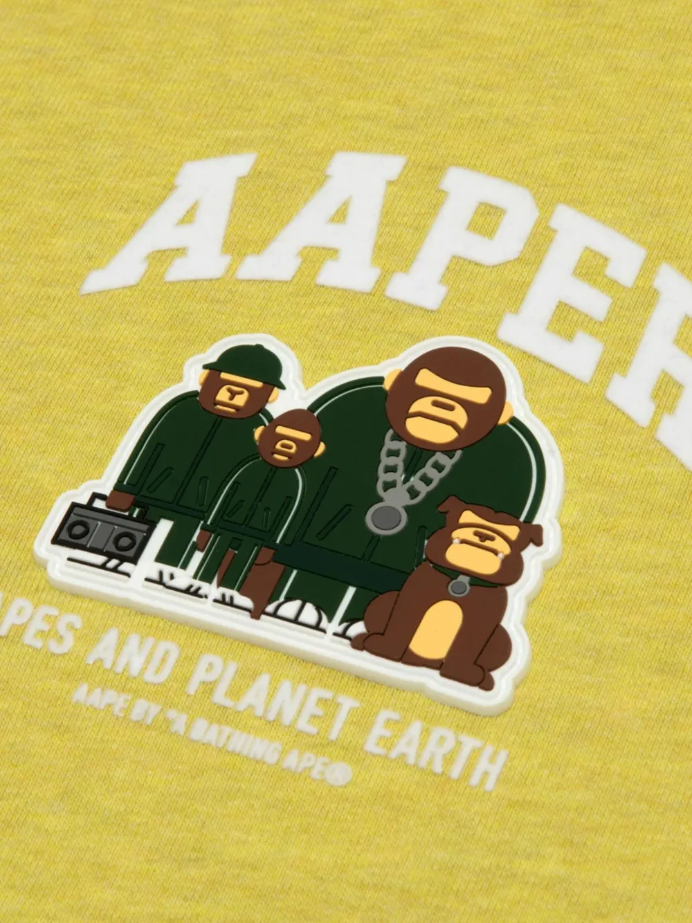 Aape By A Bathing Ape Aape Aaper Hoodie In Yellow