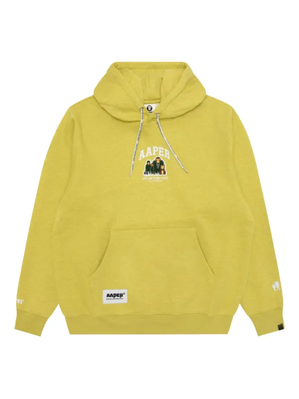 AAPE BY *A BATHING APE® AAPE AAPER パーカー | イエロー | FARFETCH JP