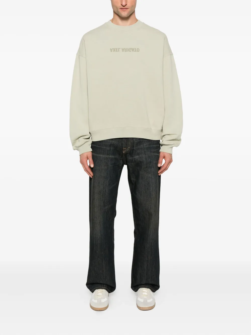 Axel Arigato logo-print sweatshirt - Groen