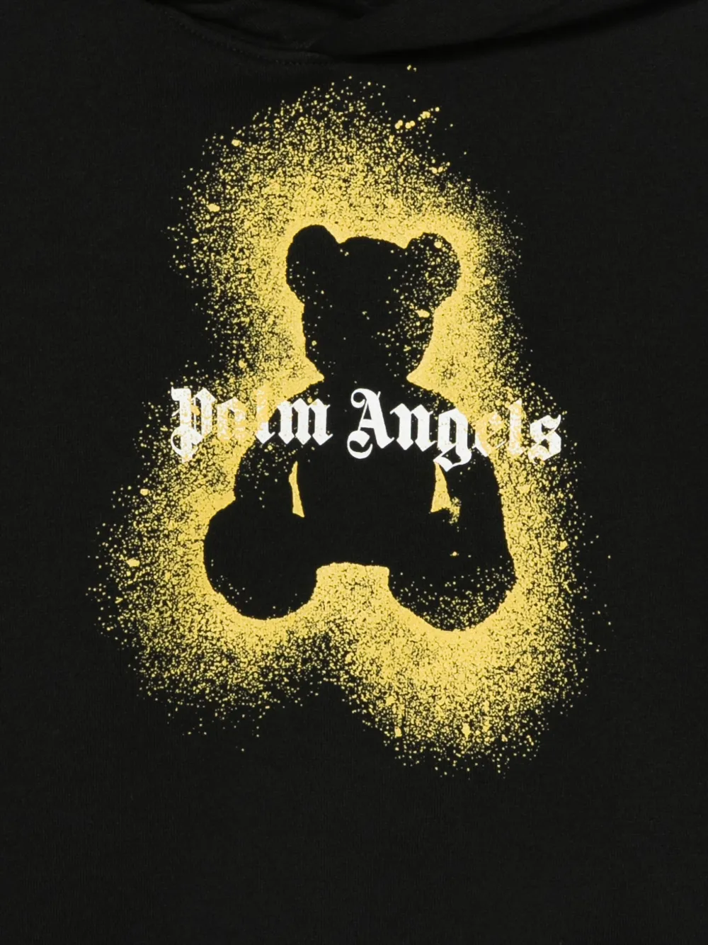 Palm Angels Kids Hoodie met print Zwart