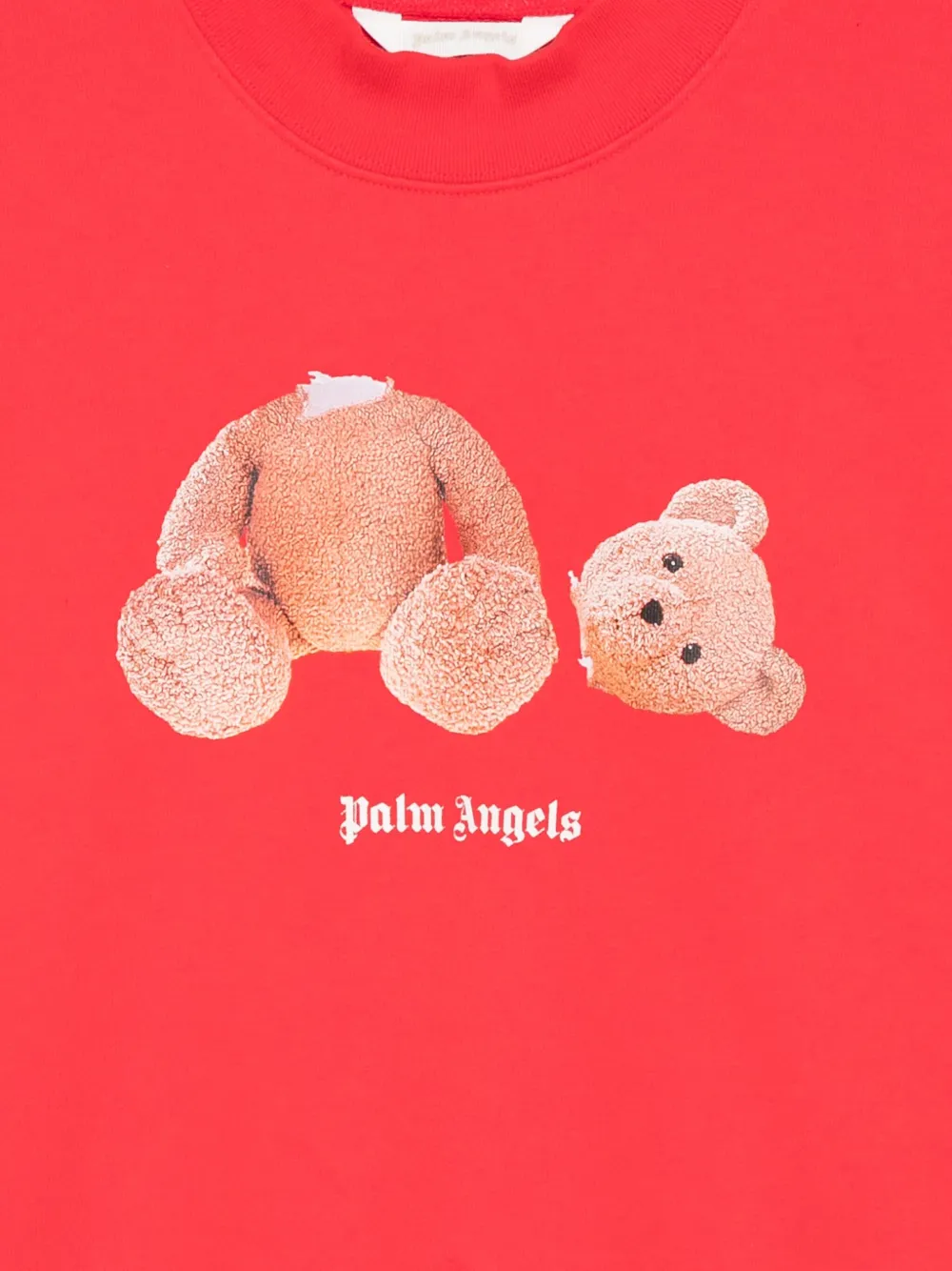 Palm Angels Graphic-print Sweatshirt In Red