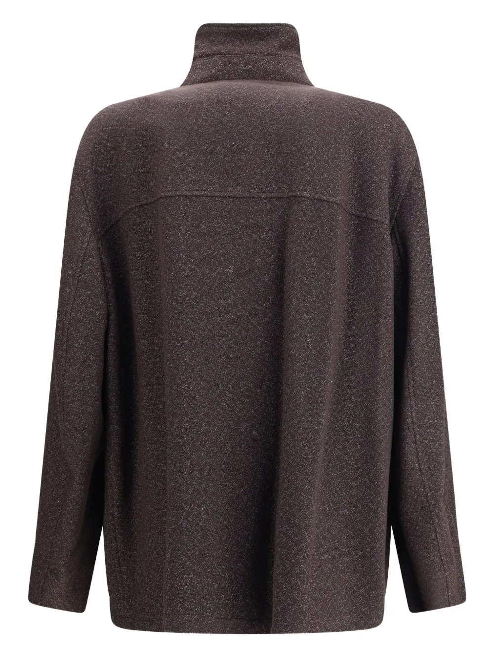 Brunello Cucinelli Long-sleeved Casual Jacket In Brown