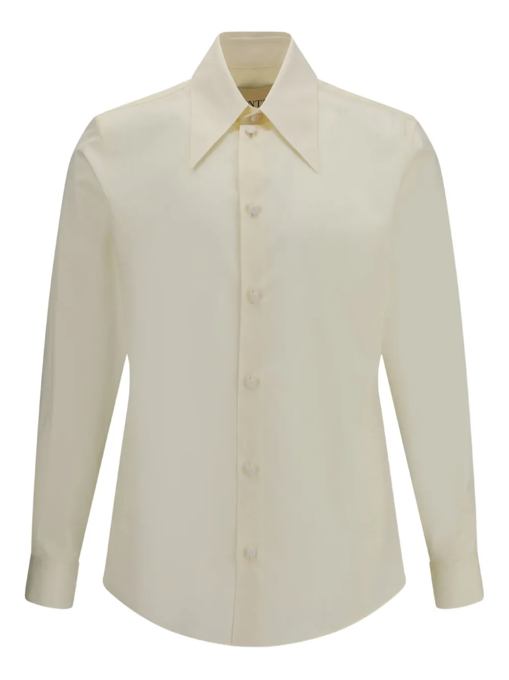 Valentino Garavani point-collar long-sleeved shirt | Neutrals | Image 1