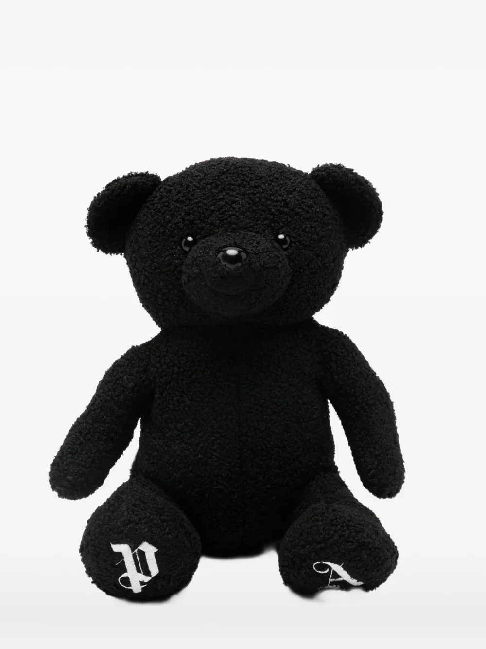 Palm Angels Logo-detail Teddy-bear Backpack In Black
