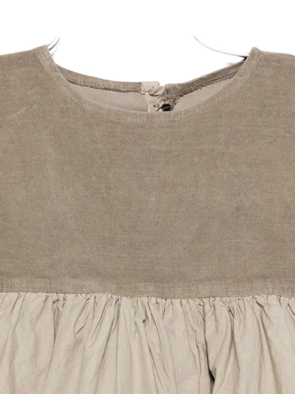 Album Di Famiglia Panelled Dress In Brown