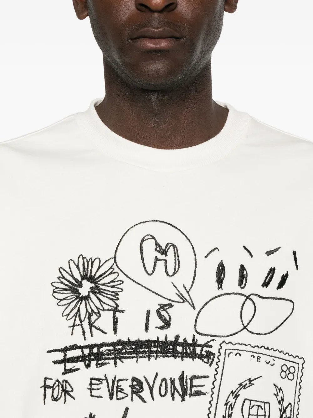 Honor The Gift Graphic-print Sweatshirt In White