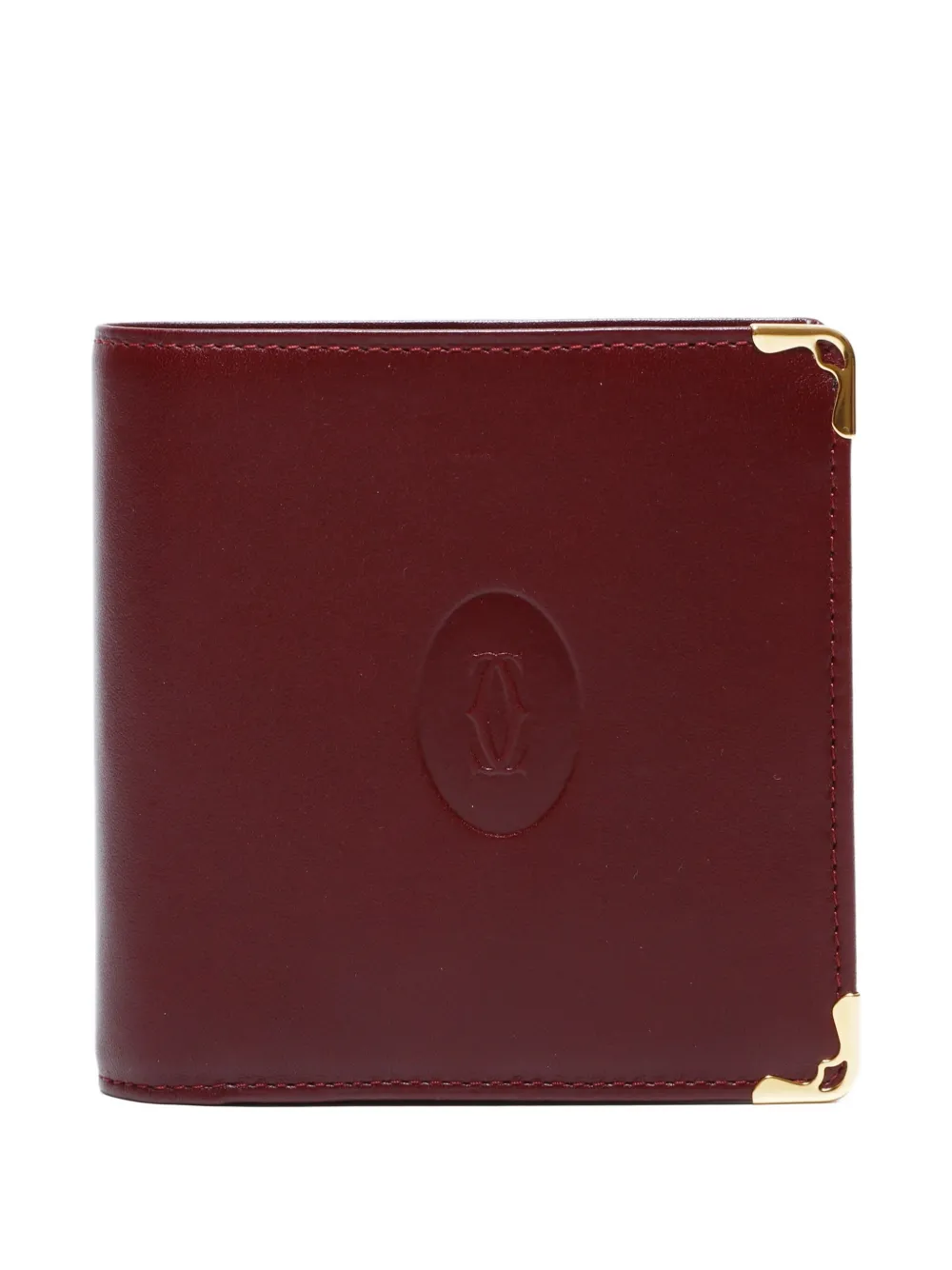 Pre-owned Cartier 2000-2020 Must De  Wallet In Red