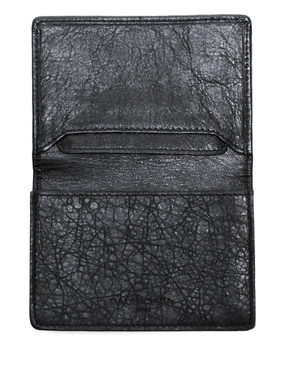 Pre-owned Balenciaga 2000-2020 Leather Stud Wallet In Black