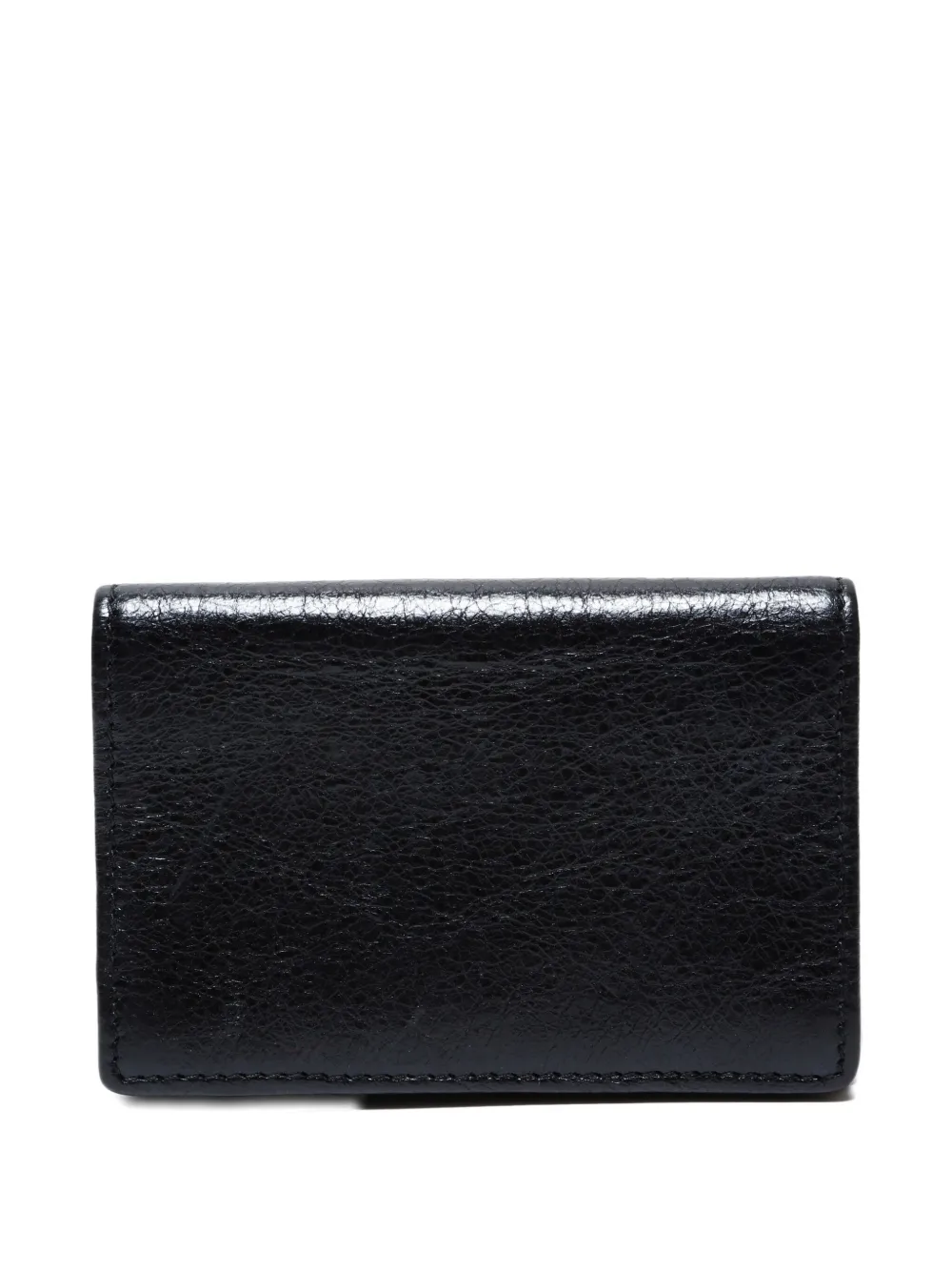 Pre-owned Balenciaga 2000-2020 Leather Stud Wallet In Black