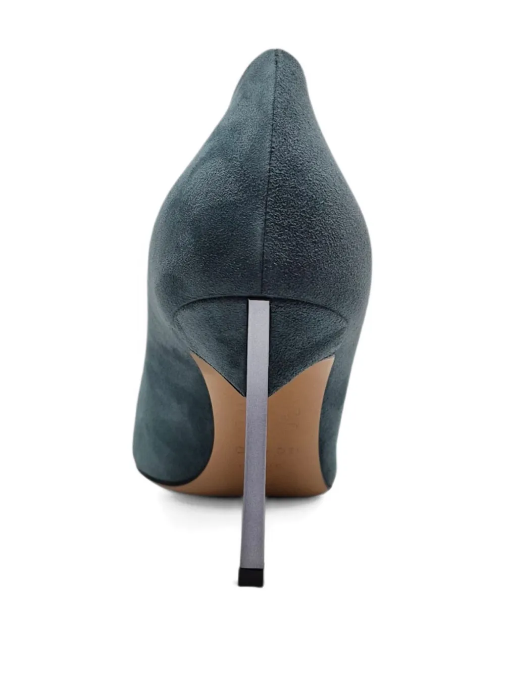 Casadei 80mm Blade Pumps In Green