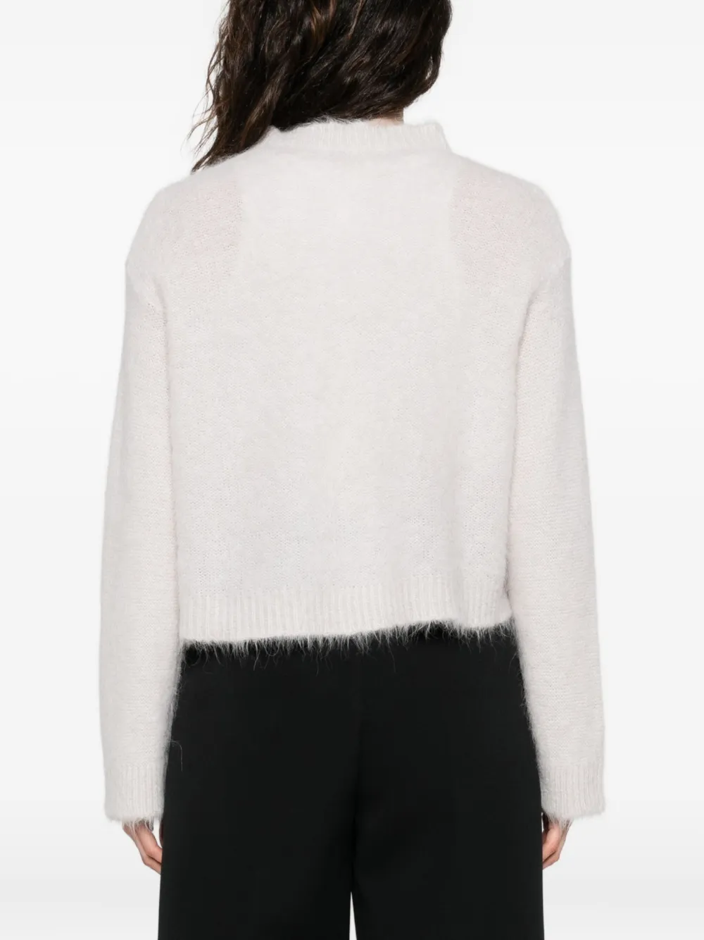 Antonelli Buttoned Cardigan In Neutral