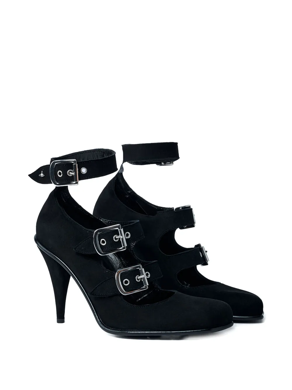 Vivienne Westwood 90mm buckle-strap heeled pumps Black