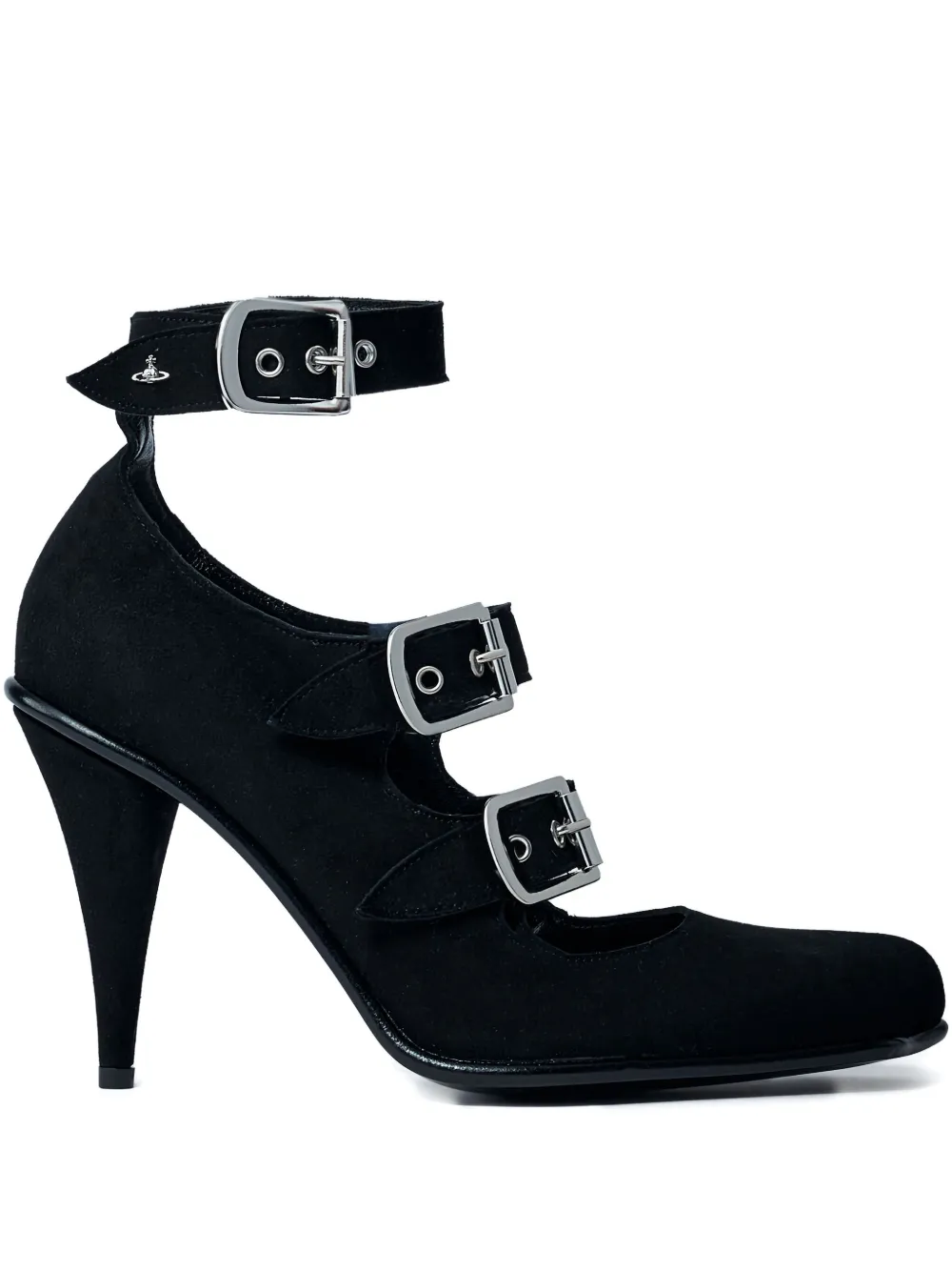 Vivienne Westwood 90mm buckle-strap heeled pumps Black