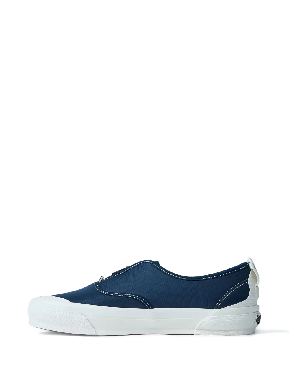 Vans Front-zip Round-toe Sneakers In Black