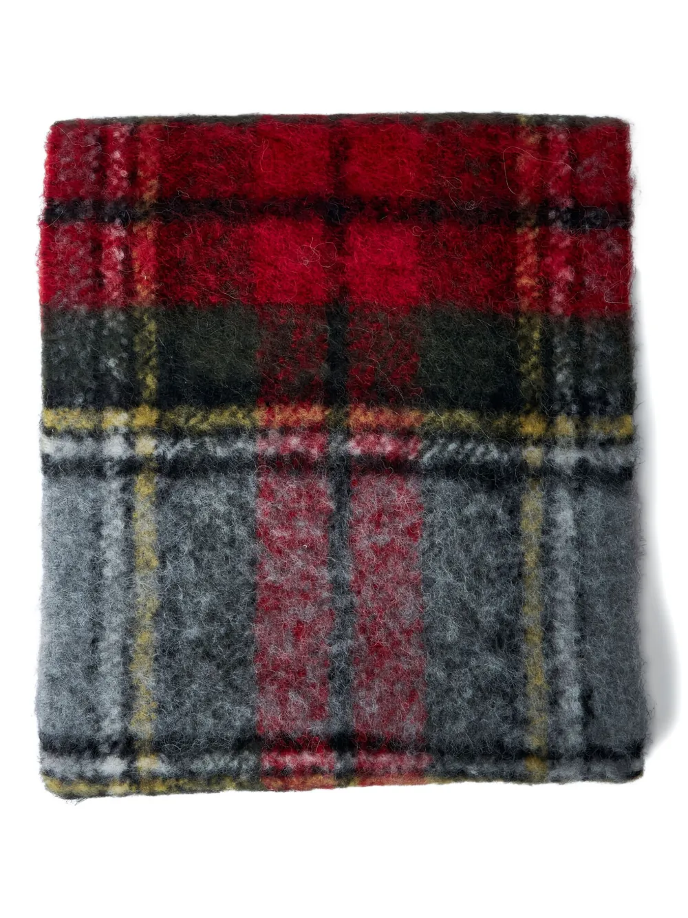 Vivienne Westwood Unisex Red Chunky Tartan Red Scarf In Multi