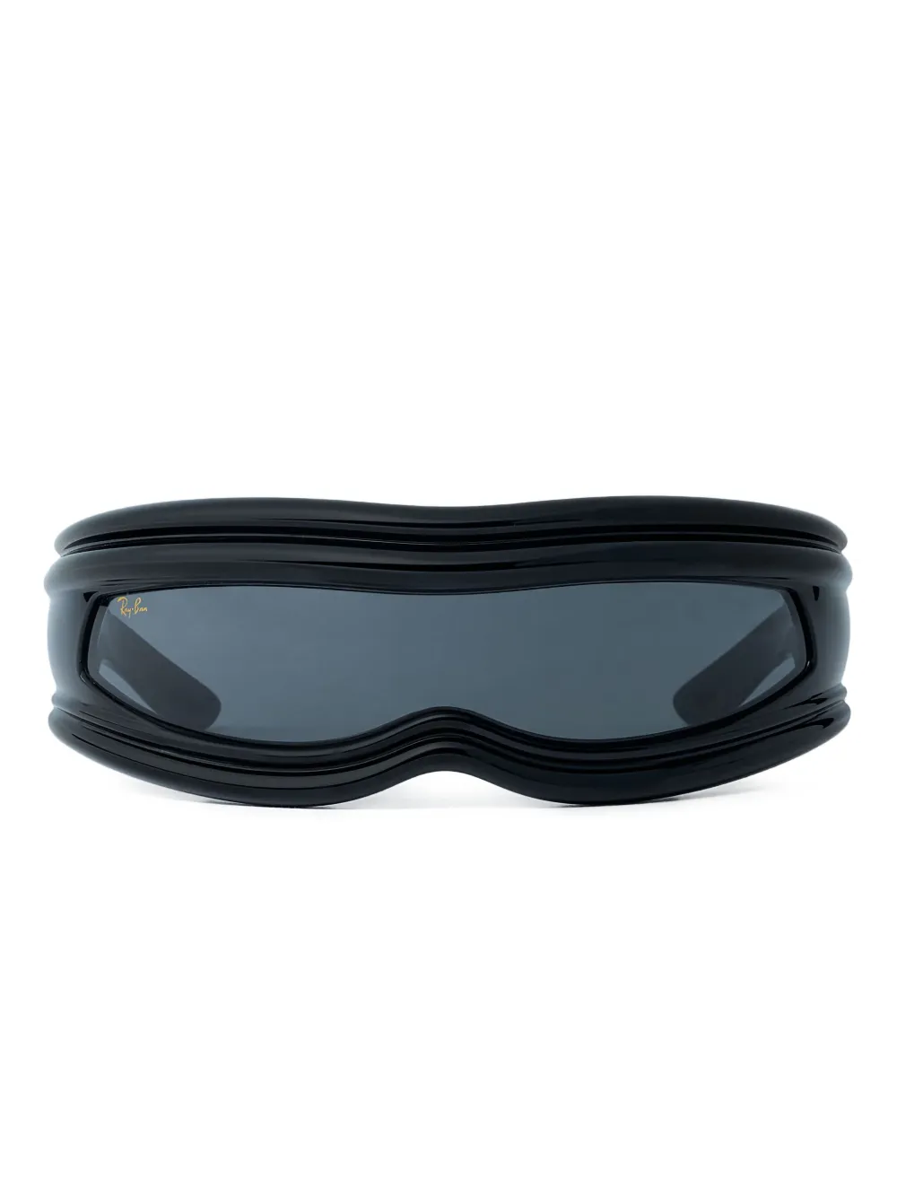 Ray-Ban shield-frame sunglasses - ブラック Ray-Ban shield-frame sunglasses - ブラック