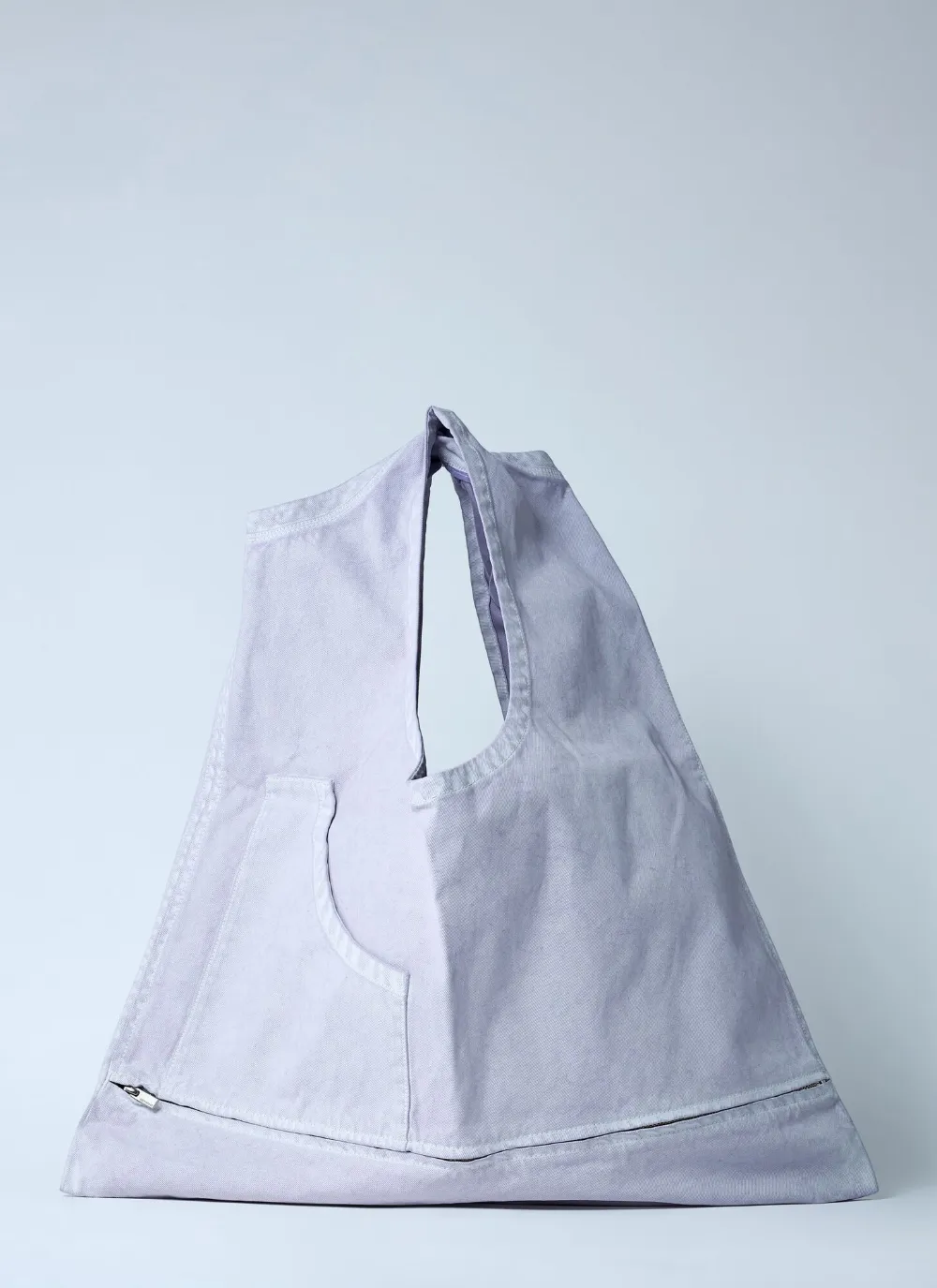 Issey Miyake panelled patch-pocket shoulder bag | Purple | Image 1