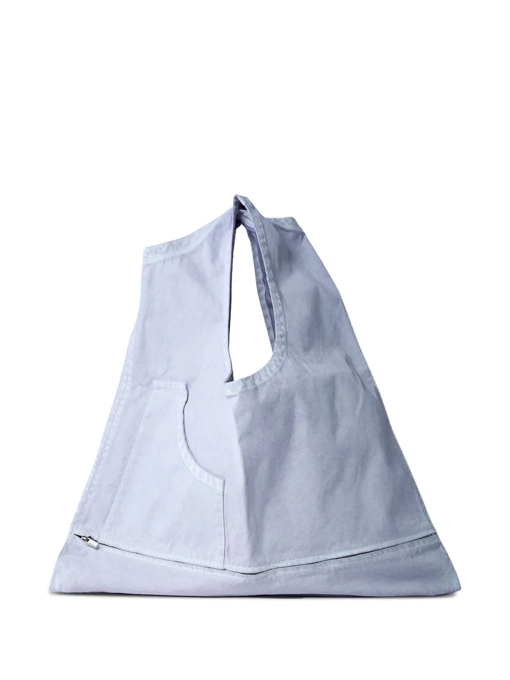 Issey Miyake パッチポケット ショルダーバッグ - パープル Issey Miyake パッチポケット ショルダーバッグ - パープル