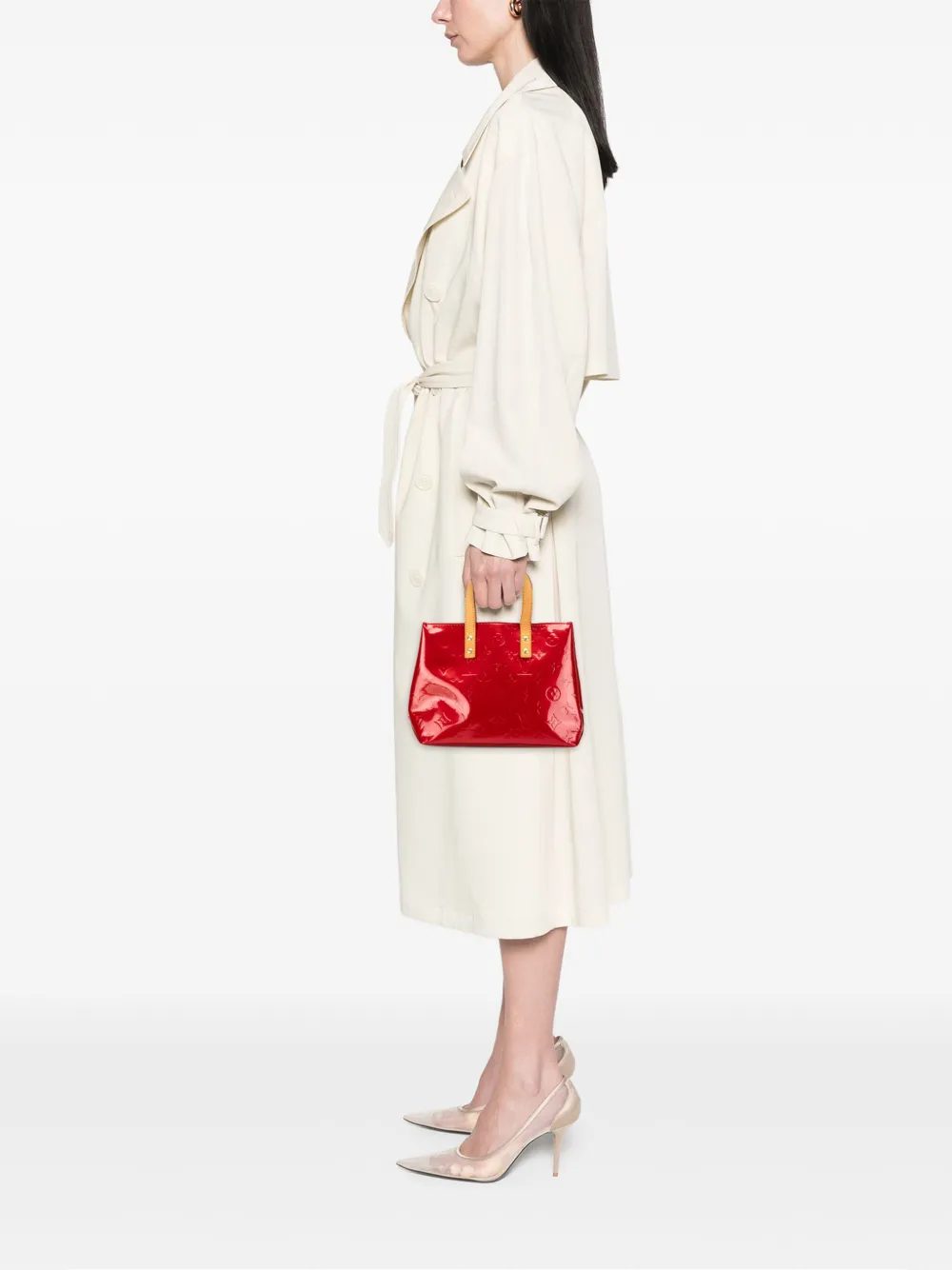 Louis Vuitton Pre-Owned 2008 Monogram Vernis Reade PM handbag | Pre-Owned | Image 2