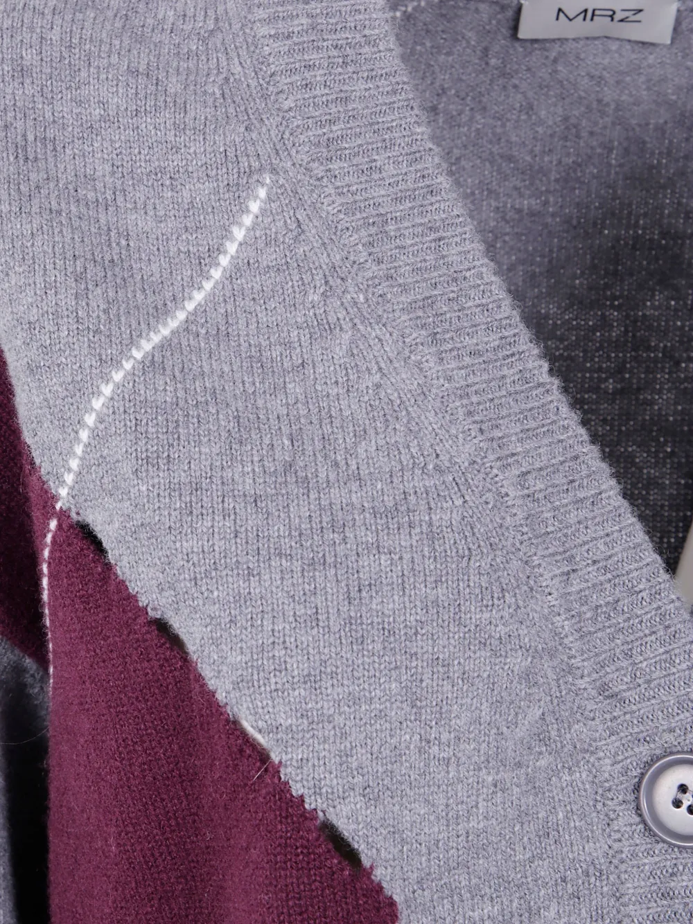 Mrz Intarsia Knit Cardigan Clothing In Multi