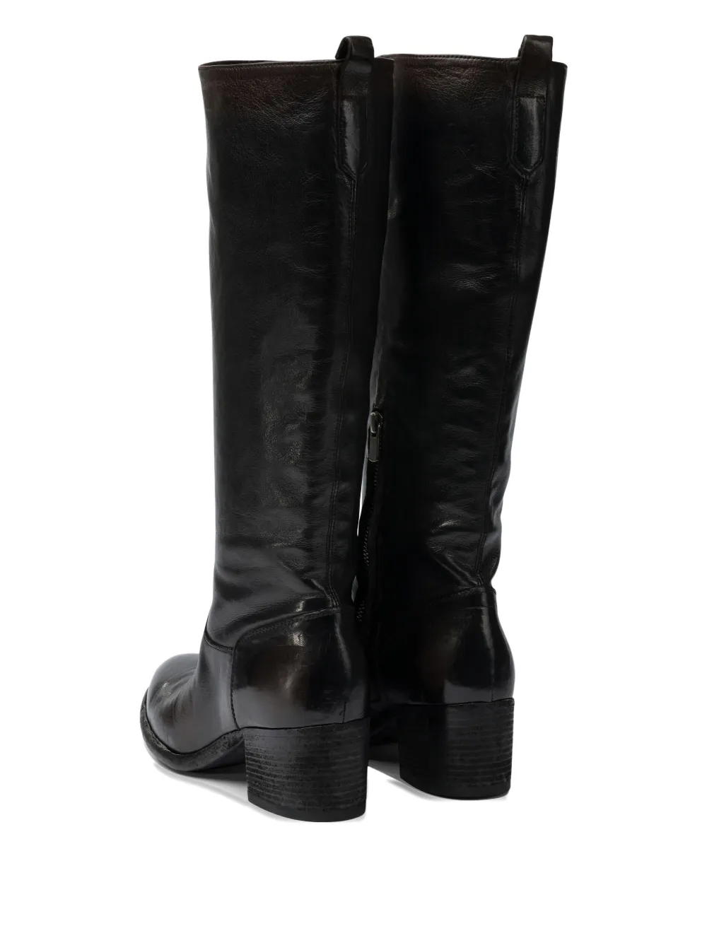 Officine Creative 55mm Denner 116 leather boots Black