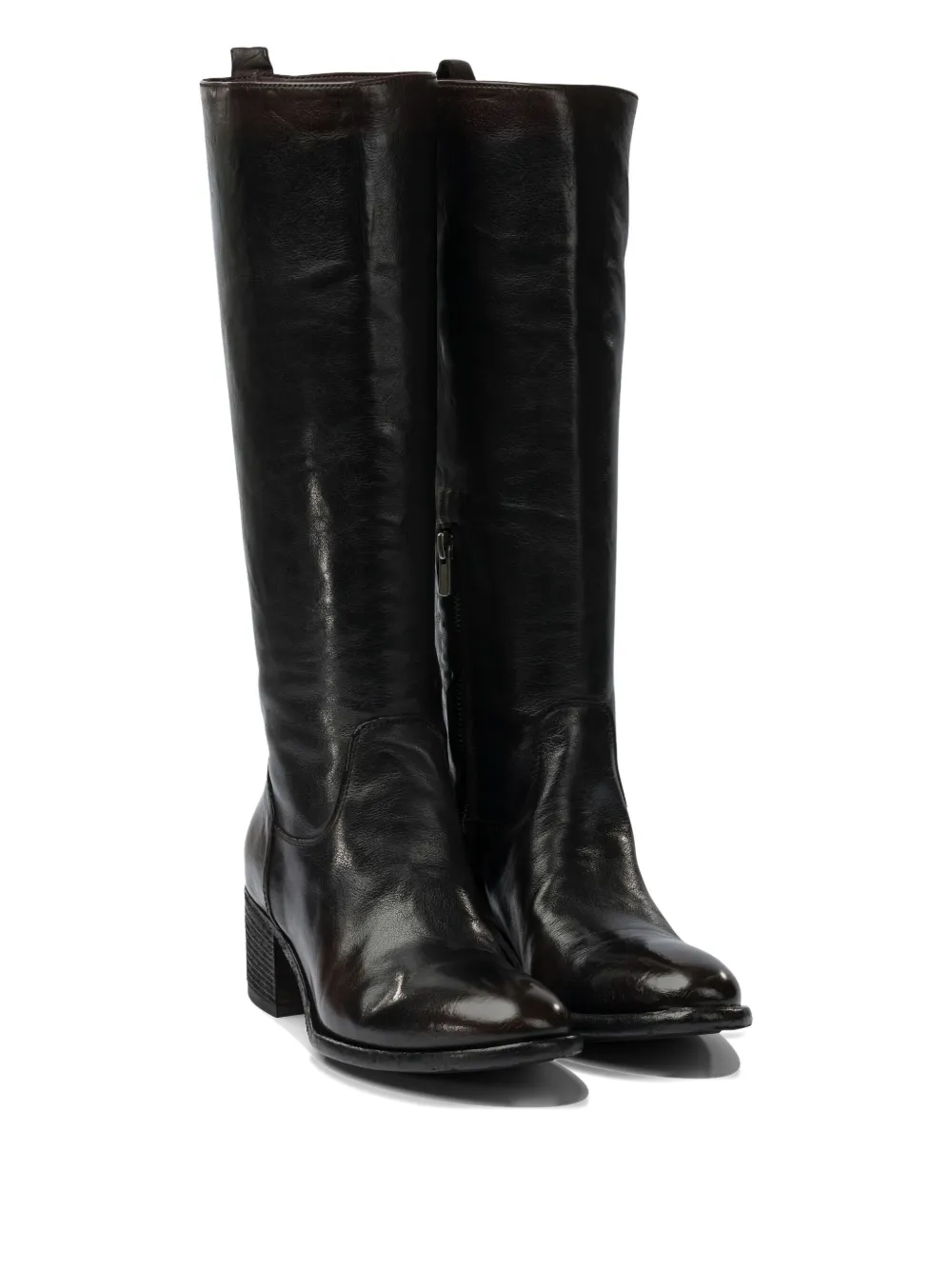 Officine Creative 55mm Denner 116 leather boots Black