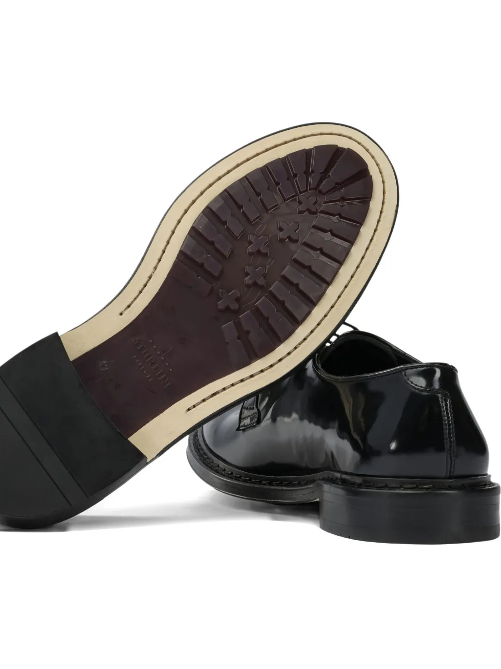 Sturlini Firenze Lace-up Leather Shoes In Black