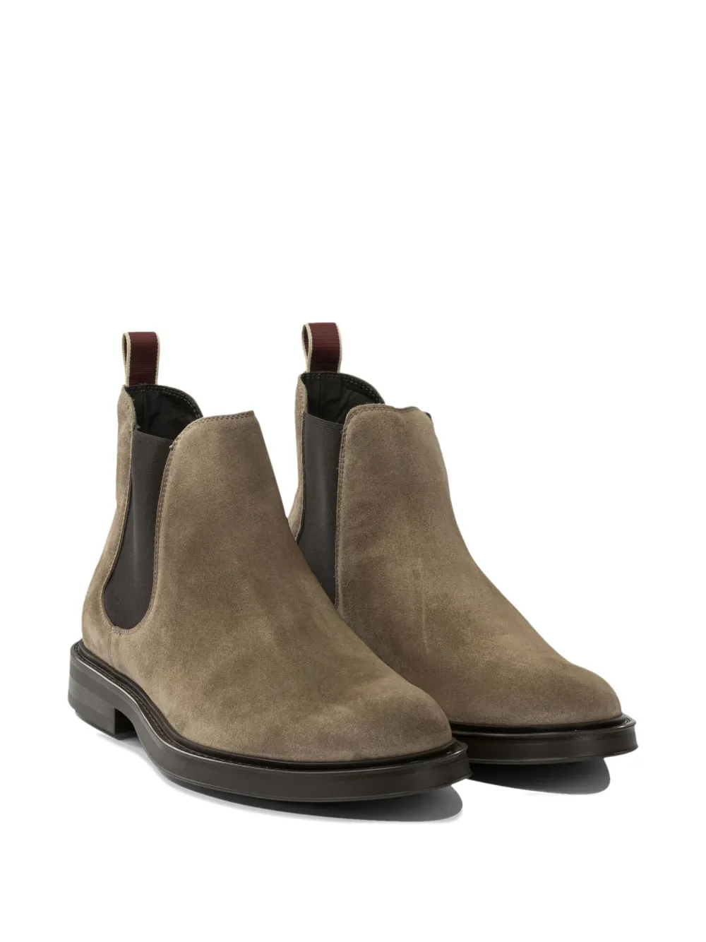 Sturlini Firenze Suede Chelsea Boots In Brown
