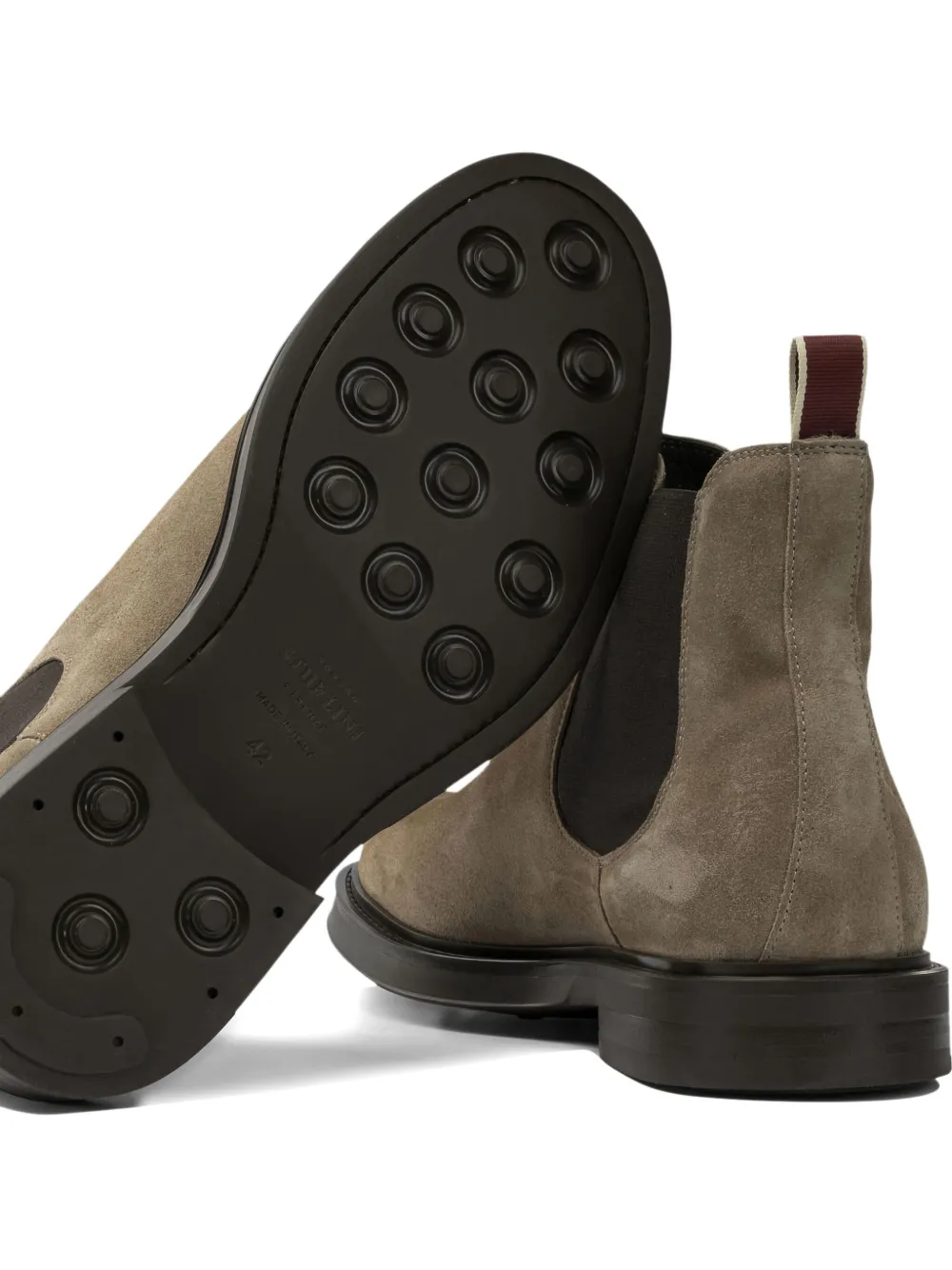 Sturlini Firenze Suede Chelsea Boots In Brown