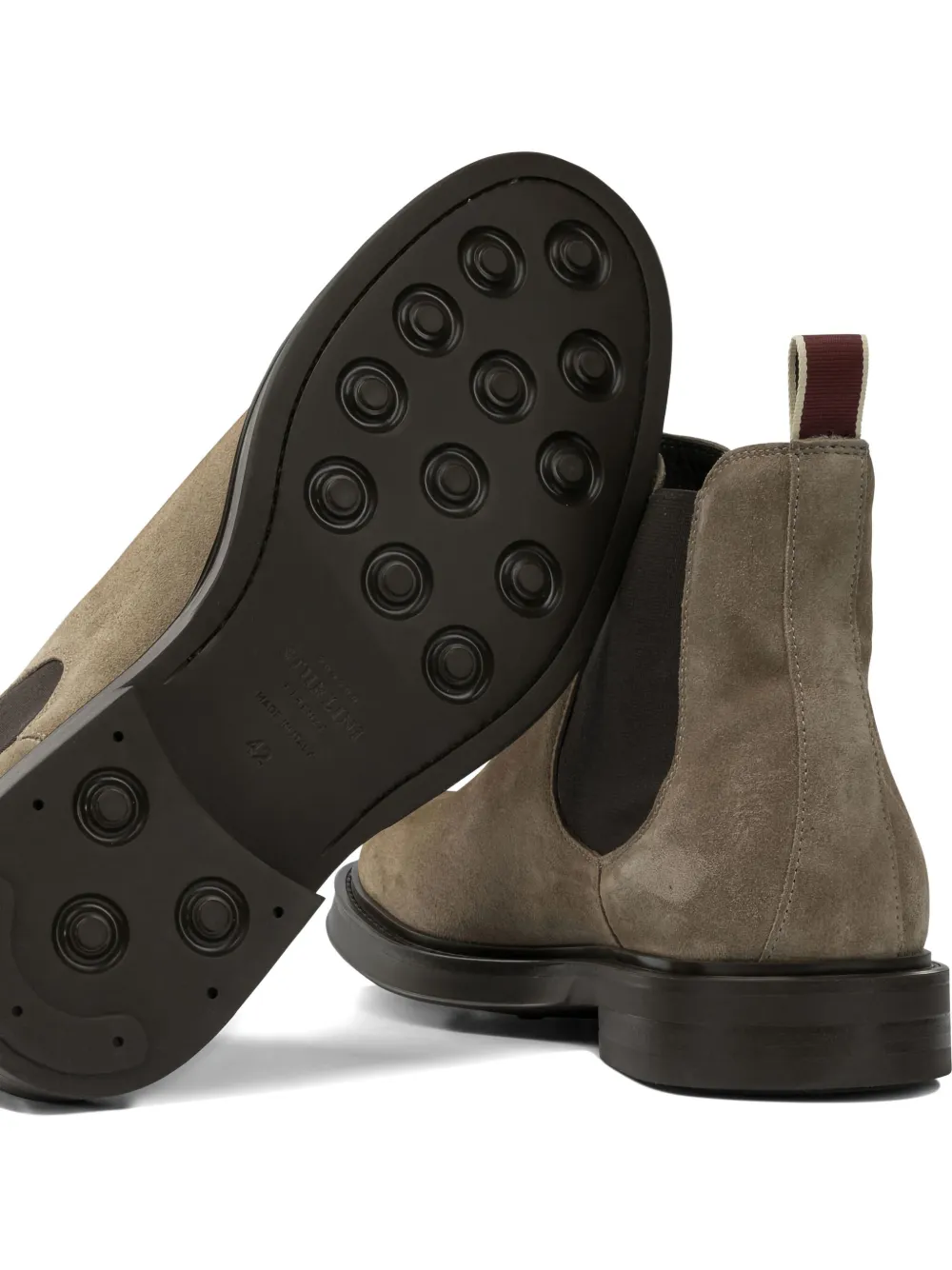 Sturlini Firenze Suede Chelsea Boots In Brown
