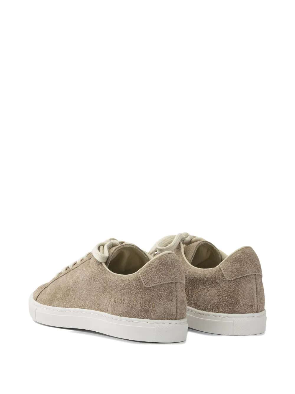 Common Projects Achilles suede lace-up sneakers Beige