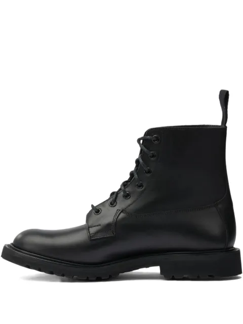 Tricker's leather biker boots