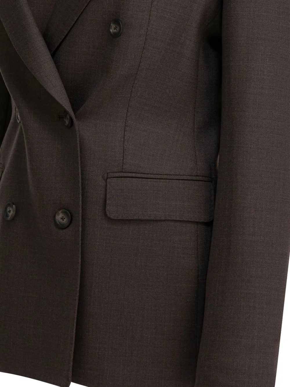 Tagliatore Tailored Jacket With Flap Pockets And Notch Lapel In Brown